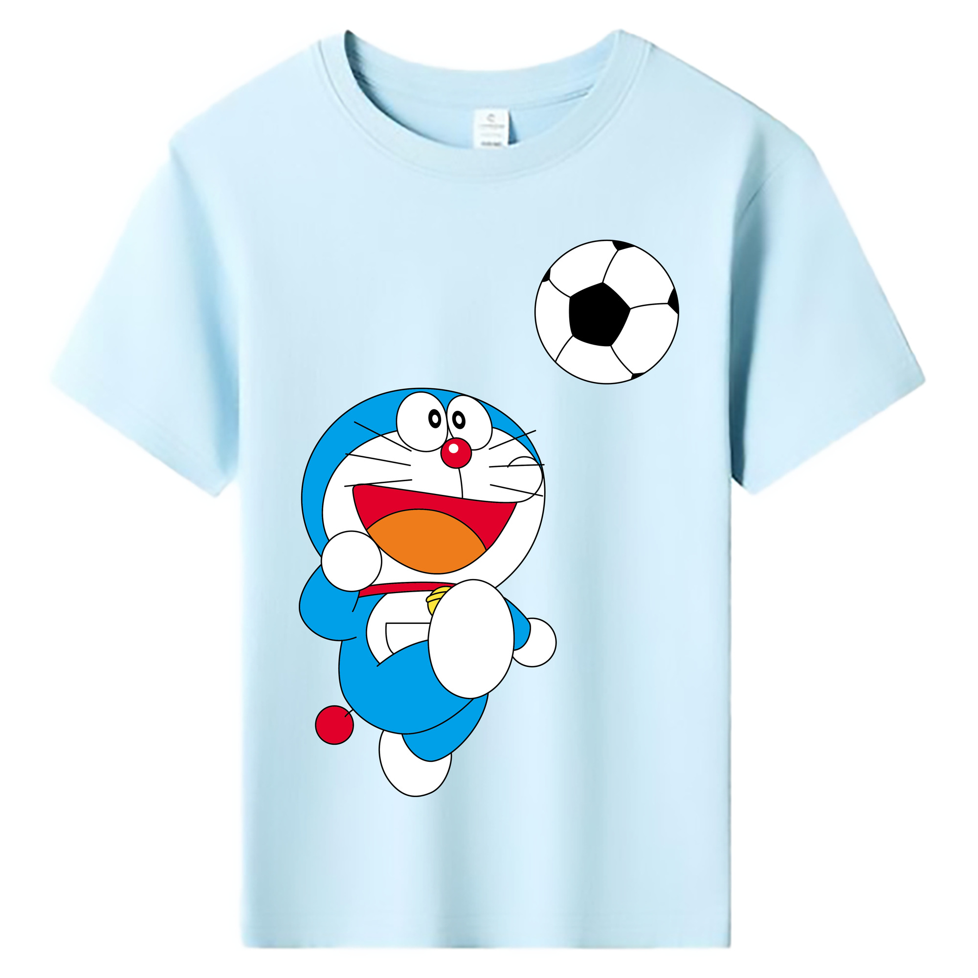 （画像用） ドラえもん Doraemon 綿100％キッズTシャツ（フロントプリント）